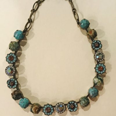 Earthy Crystal Necklace by Mariana