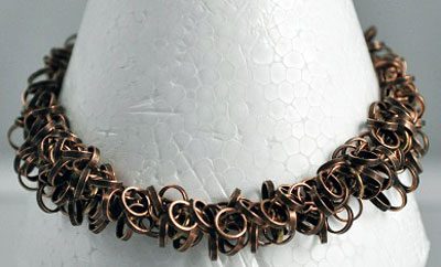 Brass Dangling Circles Bracelet