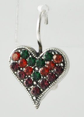 Crystal Heart Earrings