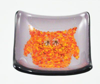 Glass Owl Mini Tray