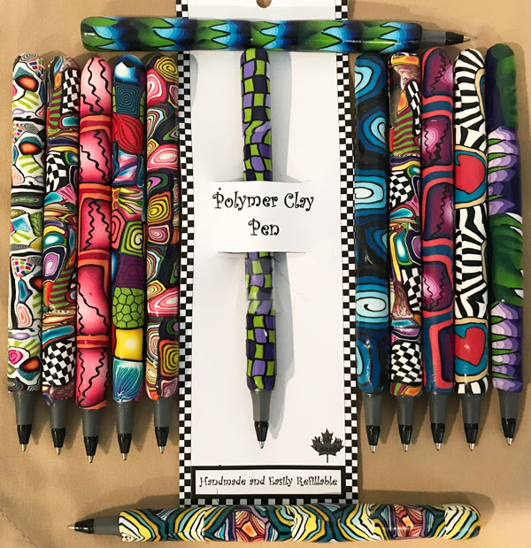 Easy DIY​ Decorative Pens Made With Polymer Clay - Ideas for the Home