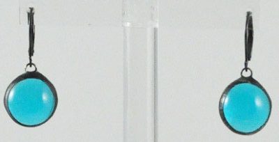 Stained Glass Earring - Turquoise