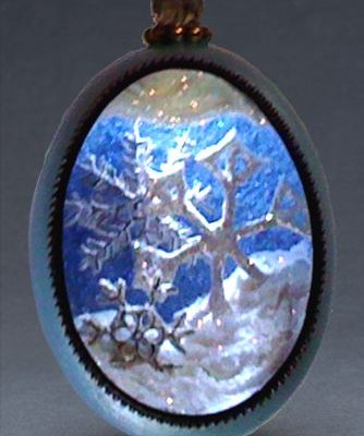 Goose Egg Snowflake Ornament