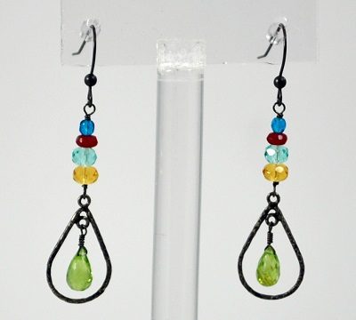 Teardrop Cage Dangle Earring