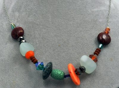 T-Shirt Necklace - Teakwood