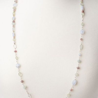 Morning Dew Collage Necklace