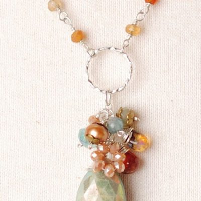 Summer Rain Cluster Necklace