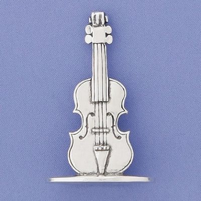 Pewter Ring Holder - Violin
