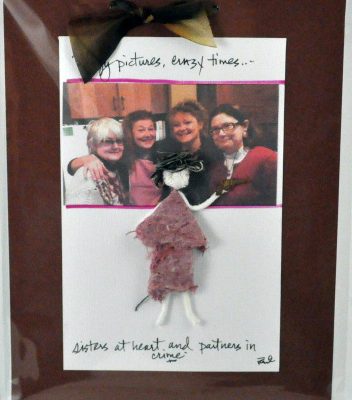 Handmade Paper Wall Plaque - "Goofy Pictures, Crazy Times..."