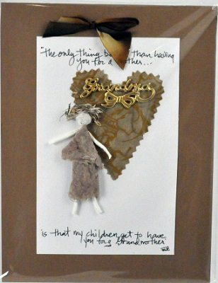 Handmade Paper Wall Plaque - "The only thing better than..."