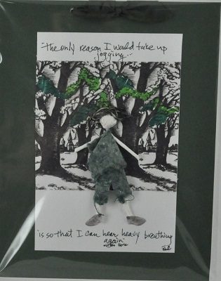 Handmade Paper Wall Plaque - "The Only Reason I..."