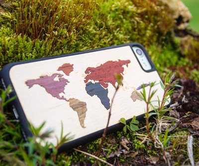 World Map Power Bank