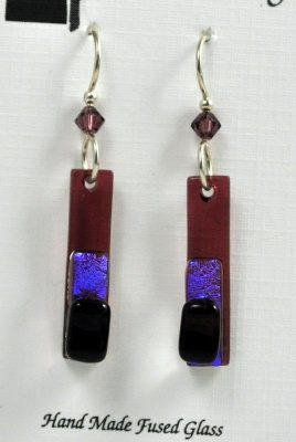 Earrings - Fused Glass LOL