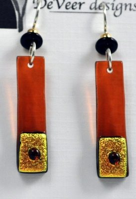 Earrings - Fused Glass PD