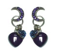 Black Heart Earring