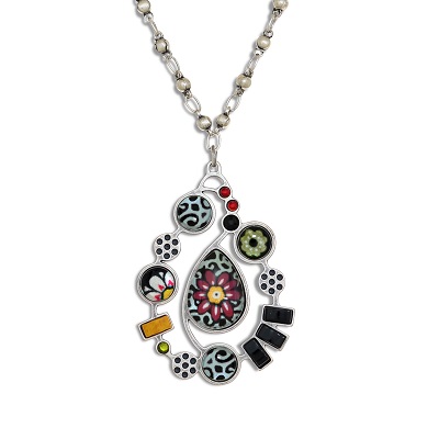 Yoolie Red Flower Necklace