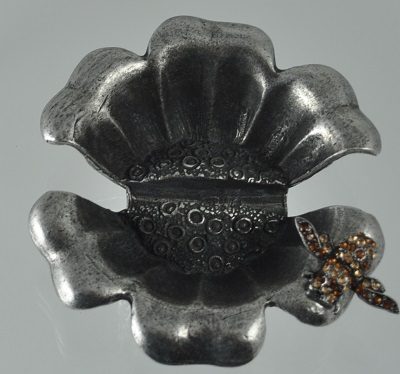 Pewter Card Holders with Crystals - Assorted Styles