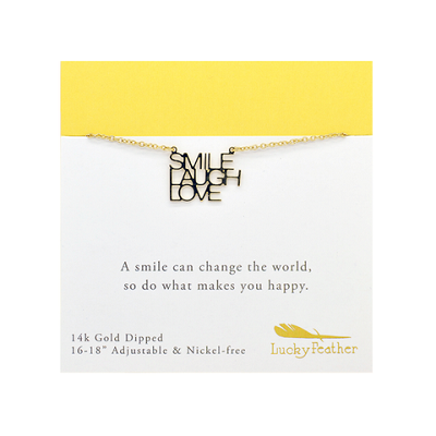 Strong and Sassy Necklace - Smile