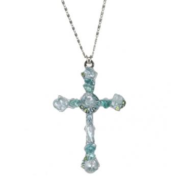 Aquamarine Cross