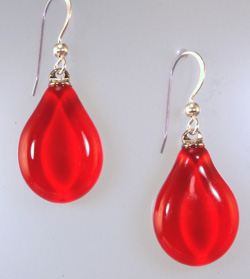 Teardrop Sola Earring - Cayenne