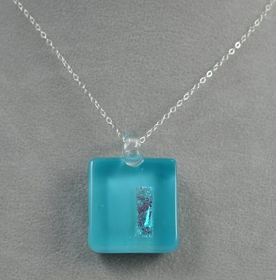 Medium Reflection Pendant - Caribbean Blue