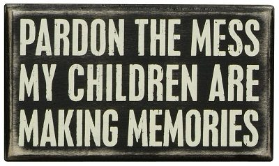 Box Sign - Pardon the Mess