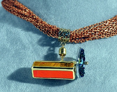 Copper Kaleidoscope Necklace