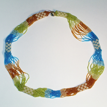 Netted Tube Necklace