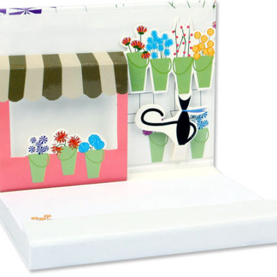 Pop-Up Notepad - Flower Shop
