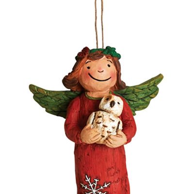 Winter Peace Angel Ornament