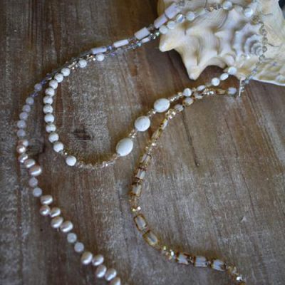 Medley 60" Necklace-Champagne