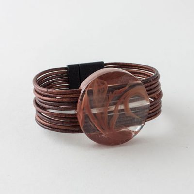 Kunzi Argile Rose-Rose Clay Bracelet