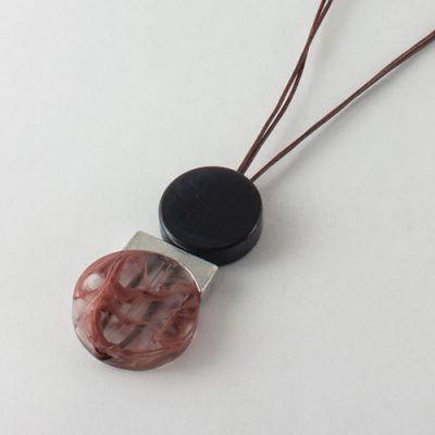 Makaya Argile Rose - Rose Clay Necklace