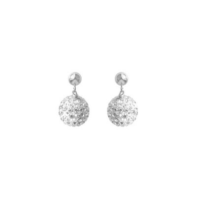 Silver Belle of the Ball Earrings