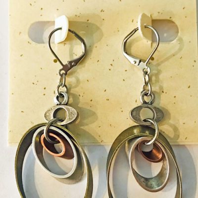 Triple Oval Earrings