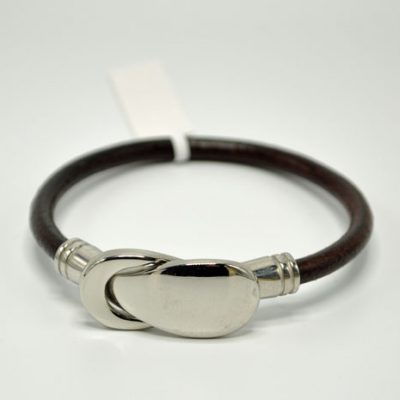 Women's Reflections Brown Leather Bracelet