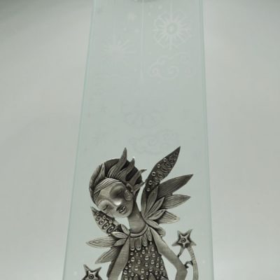 Angel Pewter Candlestick