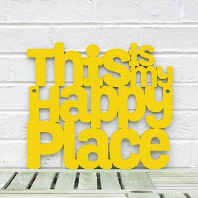 This is my Happy Place Wall Plaque - Small