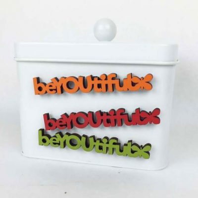Tiny Wood Word Magnets