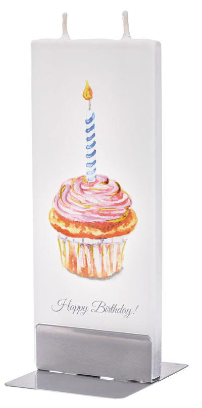 Happy Birthday Cupcake Candle