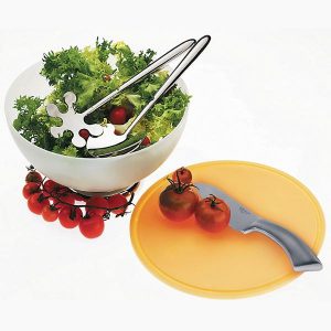 Sample-Primavera Salad Bowl with Lid/Cutting Board