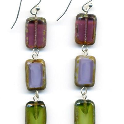 Trilogy Earrings - Vineyard
