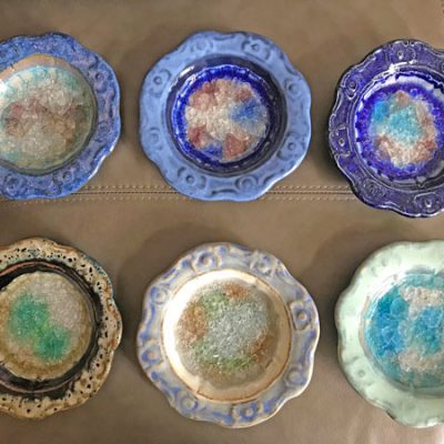 Artisan Round Pottery Dish