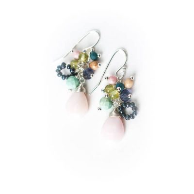 Fresh Air Gemstone Cluster Earrings