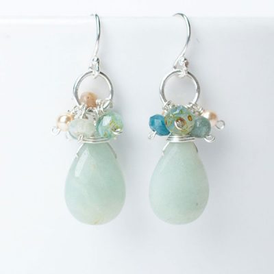 Life Amazonite Cluster Earring