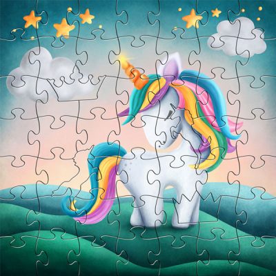 Zen Peapod Puzzle - My Little Unicorn