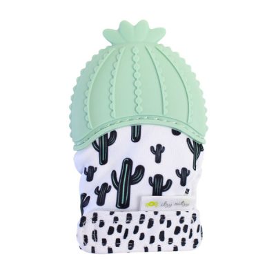 Silicone Teething Mitt - Cactus