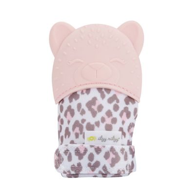 Silicone Teething Mitt - Cheetah