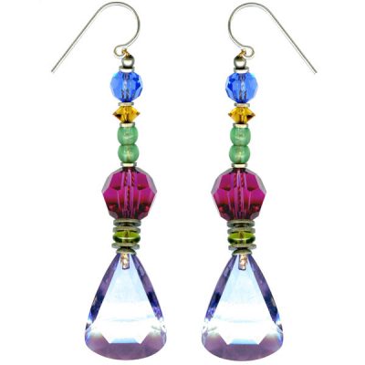 Light Amethyst Drop Earring