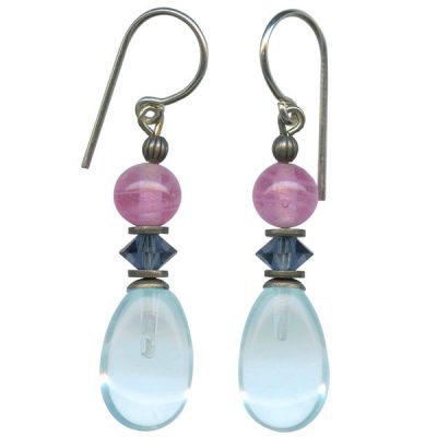 Raindrops Glass Earring